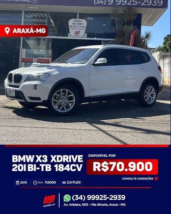 BMW X3 2.0 20I 4X4 16V GASOLINA 4P AUTOMÁTICO